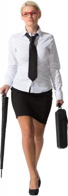 Walking Woman With Briefcase